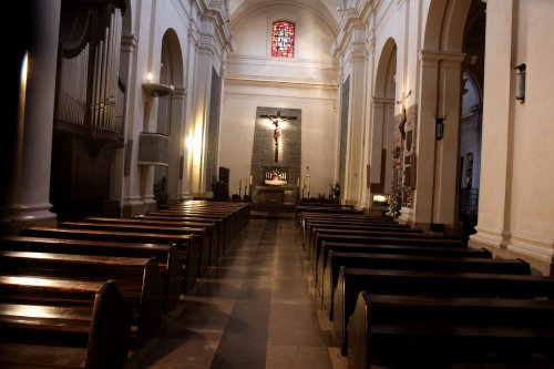 Wnętrze kościoła św. Marcina